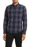 MIZZEN + MAIN UPSTATE BUFFALO CHECK STRETCH FLANNEL BUTTON-UP SHIRT