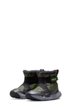 Nike Kids' Flex Advance Slip-on Snow Boot In Green/green/black