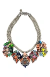 Adornia Color Bib Pendant Necklace In Multi