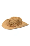 Vince Camuto Crochet Cowgirl Hat In Natural