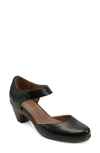 Easy Spirit Casity D'orsay Mid Pump In Black Pu Smooth