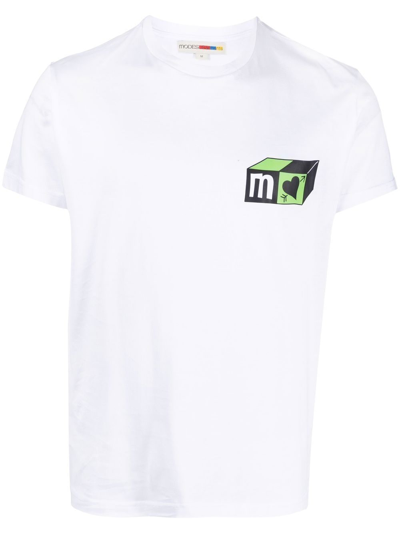 Modes Garments Graphic-print Short-sleeved T-shirt In White