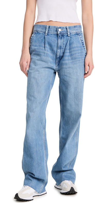 Re/done 90s Loose Rio Fade Jeans In Blue