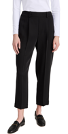 Vince Tapered Pull-on Pants In Black