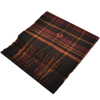 FRED PERRY FRED PERRY REDACTED TARTAN SCARF BURGUNDY