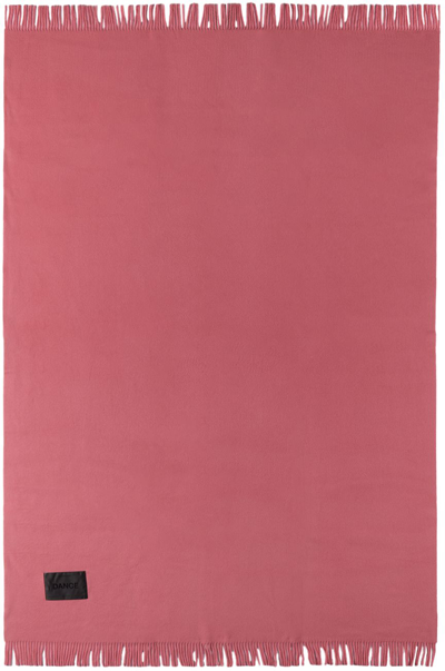 Magniberg Ssense Exclusive Pink Bold Blanket In Ice Skating Pink