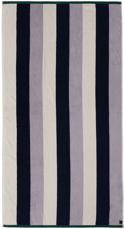 Hay Purple Trio Stripe Towel In Lavender