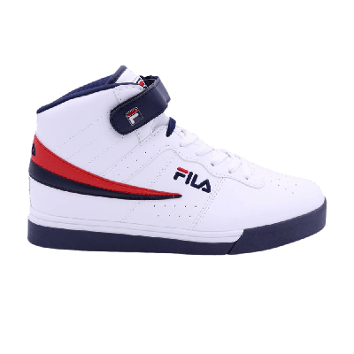 Pre-owned Fila Vulc 13 Mid Plus 'white Navy Red'