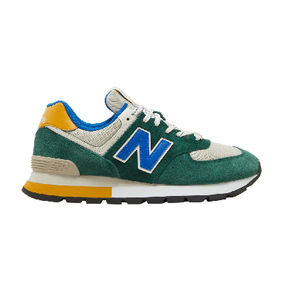 Pre-owned New Balance 574 Rugged 'green Royal Blue'