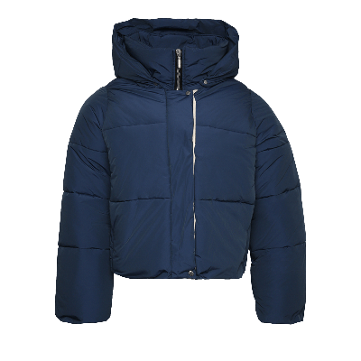 Pre-owned Rhude Logo Puffer Jacket 'navy' In Blue