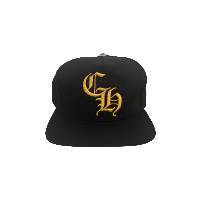 Pre-owned Chrome Hearts Ch Snapback 'black/yellow'
