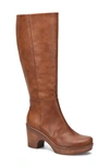 B O C By Born Brogan Tall Platform Boot In Tan