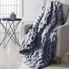 MODERN THREADS Modern Threads Luxury Braided Faux Fur Reverse to Flannel Throw Blanket