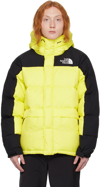 The North Face Himalayan Two-tone Padded Jacket In Yellow