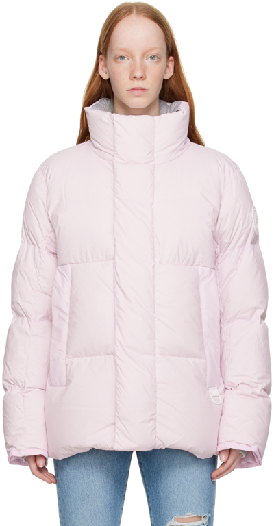 Canada Goose Pink Everett Down Jacket In 1254 Sunset Pink