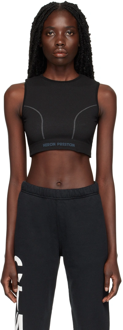 Heron Preston Black Active Sport Top