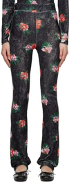 Henrik Vibskov Viola Floral-print Trousers In Vintage Velvey Red