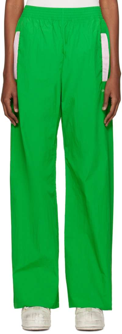 Stine Goya Green Ronja Trousers In 3087 Shamrock Green/