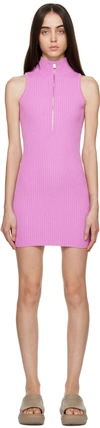 ALYX PINK ZIP MINIDRESS