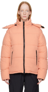 THE VERY WARM PINK HOODED PUFFER JACKET