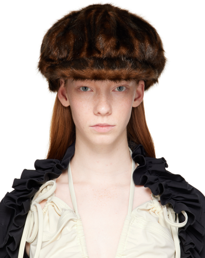 Vaillant Brown Faux Fur Cap