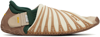 Suicoke Multicolor Futon-lo Sandals In Green X Beige