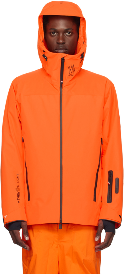 Moncler Grenoble Montgirod Gore-tex® Water Resistant Ski Jacket In Orange