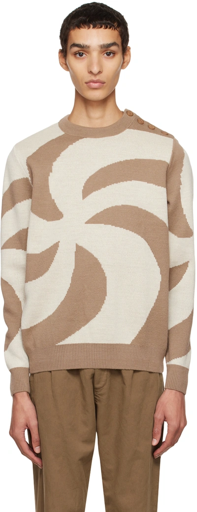 Soulland Beige Armor Lux Edition Sweater