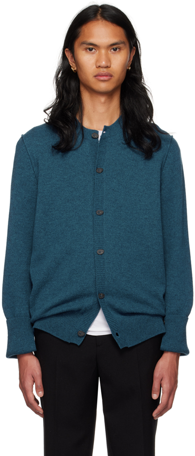 T/sehne Ssense Exclusive Blue Cardigan In Electri Blue