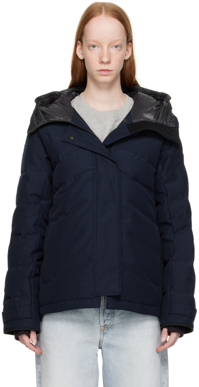 Canada Goose Navy Elmvale Down Parka In 63 Atlantic Nvy