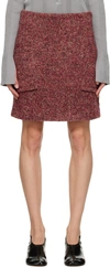 Remain Birger Christensen Pink Felina Miniskirt In 18-1648 Tcx Baked Ap