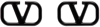 Valentino Vlogo Signature Stud Earrings In 0no Nero