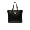 ALYX BLACK BUCKLE DETAIL LEATHER TOTE BAG,AAWTB0019LE0119122744