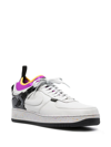 NIKE X UNDERCOVER GREY AIR FORCE 1 LEATHER SNEAKERS,DQ755819090446