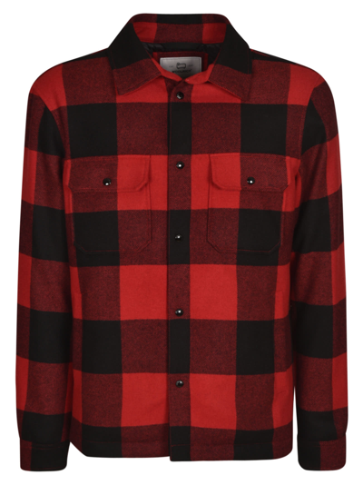 Woolrich Check Buttoned Shirt In Red