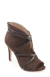 Journee Collection Journee Samara Strappy Bootie In Brown