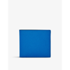 SMYTHSON SMYTHSON LAPIS BLUE PANAMA BI-FOLD CROSS-GRAIN LEATHER WALLET,59661437