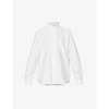NORSE PROJECTS NORSE PROJECTS MEN'S WHITE ALGOT RELAXED-FIT ORGANIC-COTTON SHIRT,59458372
