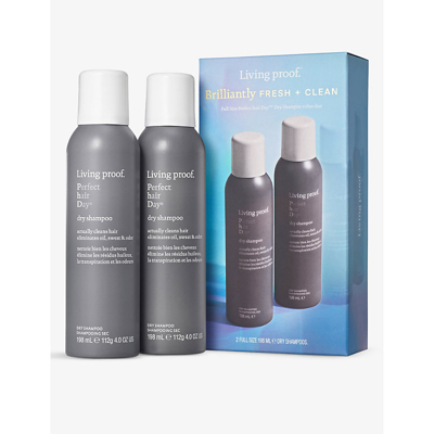 Living Proof Brilliantly Fresh + Clean Gift Set In Neutrals