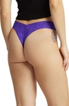 Hanky Panky Original Rise Thong In Majestic Purple