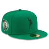 NEW ERA NEW ERA X COMPOUND KELLY GREEN BOSTON CELTICS PLAY FOR CHANGE OTC 59FIFTY FITTED HAT