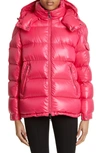 Moncler Maire Quilted Shell-down Jacket In Rosa