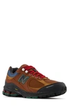 New Balance 2002r Panelled Sneakers In Brown/ Team Red