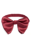 Clifton Wilson Red Silk Butterfly Bow Tie In Dark Red