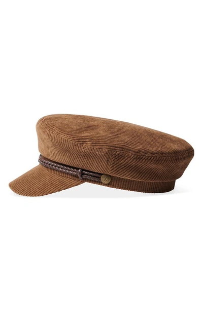 Brixton Ashland Baker Boy Cap In Desert Palm