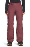 The North Face Freedom Waterproof Insulated Pants In Wild Ginger