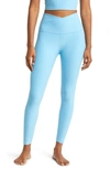 Beyond Yoga At Your Leisure High Waist Leggings In Waterfall Blue Heather