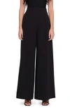 Staud Caleb High Waist Wide Leg Pants In Black