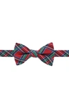 Trafalgar Nicholas Tartan Plaid Silk Bow Tie In Tartan Plaid