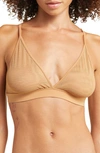 Nude Barre 10 Am Mesh Wireless Bra In 11am